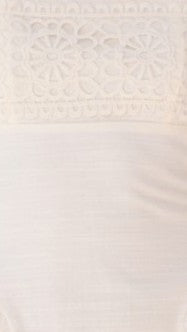 Nari Tie Strap Mini Dress - White
