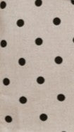 Vika Shorts - Beige/Black Polka Dot