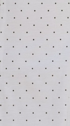 Malina Mini Dress - White Polka