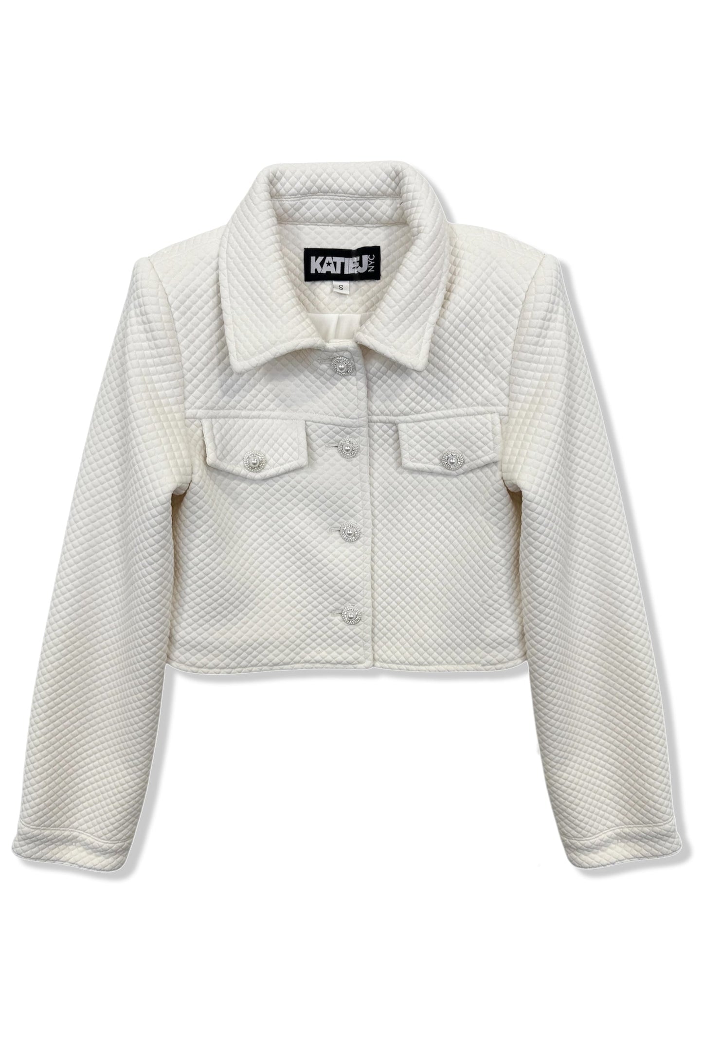 JUNIOR CHARLIZE STRETCH QUILTED JACKET - FINAL SALE