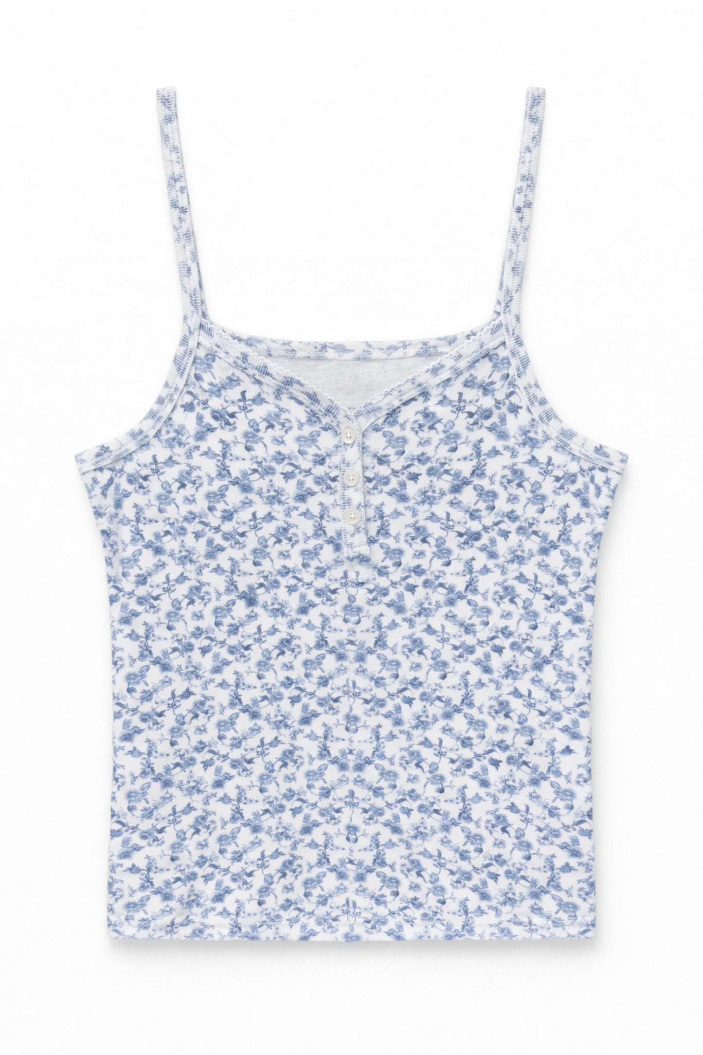 TWEEN HAILEY HENLEY PRINTED CAMI