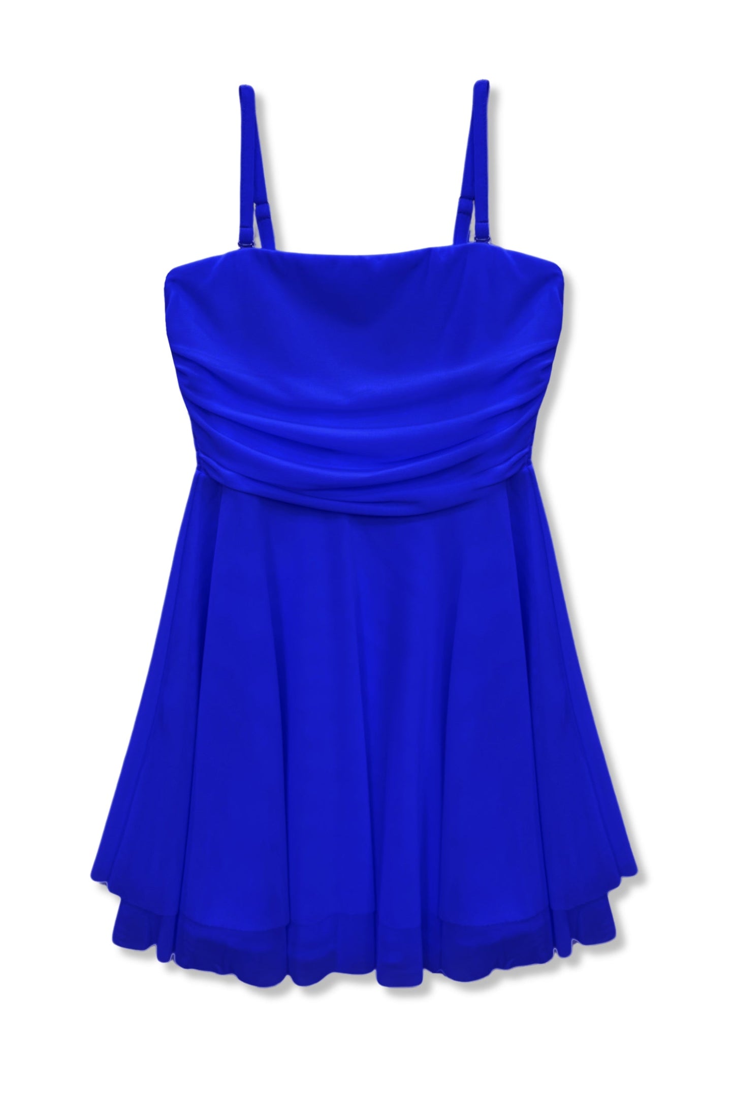 TWEEN ROCHELLE SOLID MESH STRAPLESS DRESS