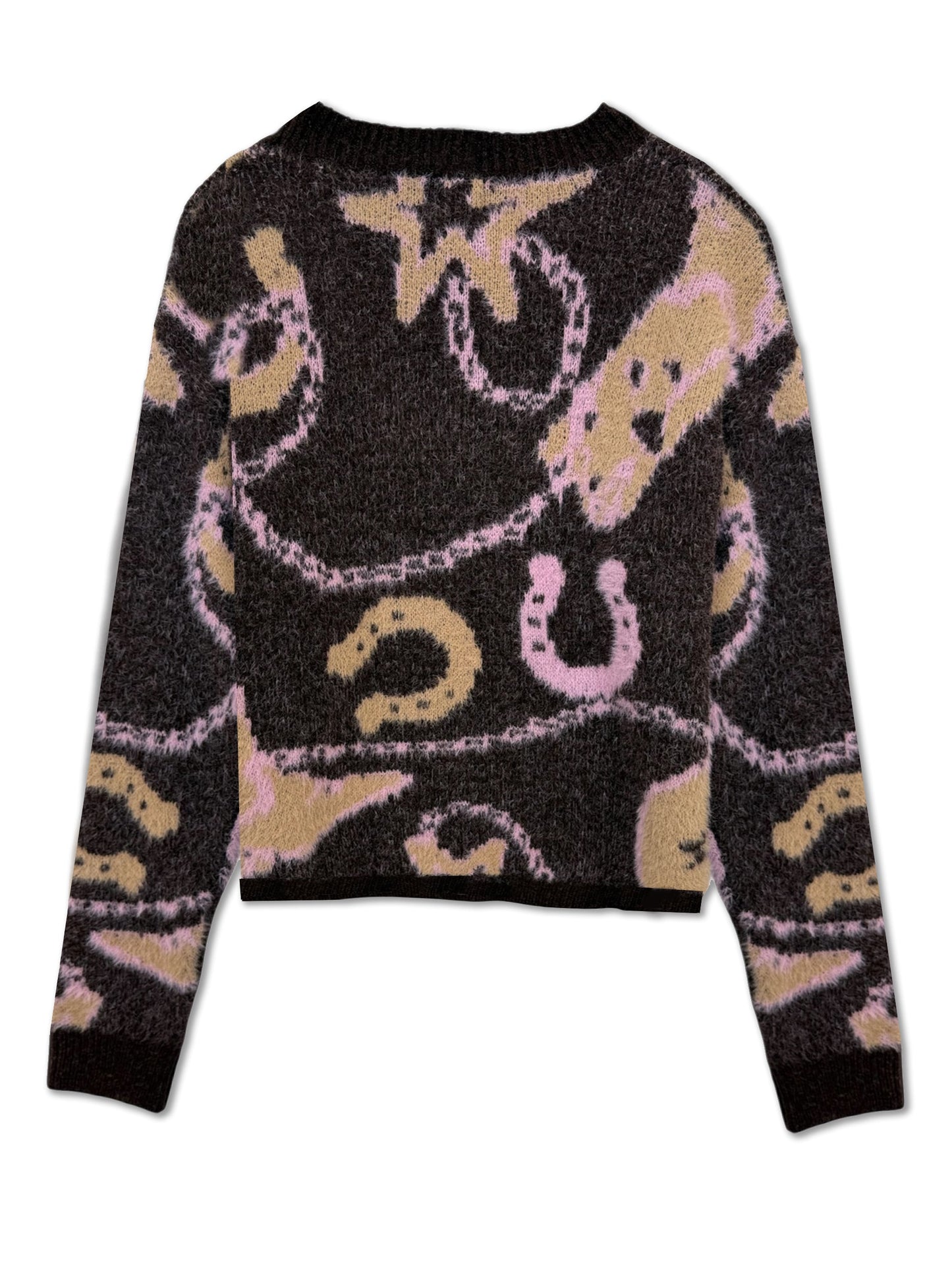 TWEEN WILD WEST INTARSIA SWEATER