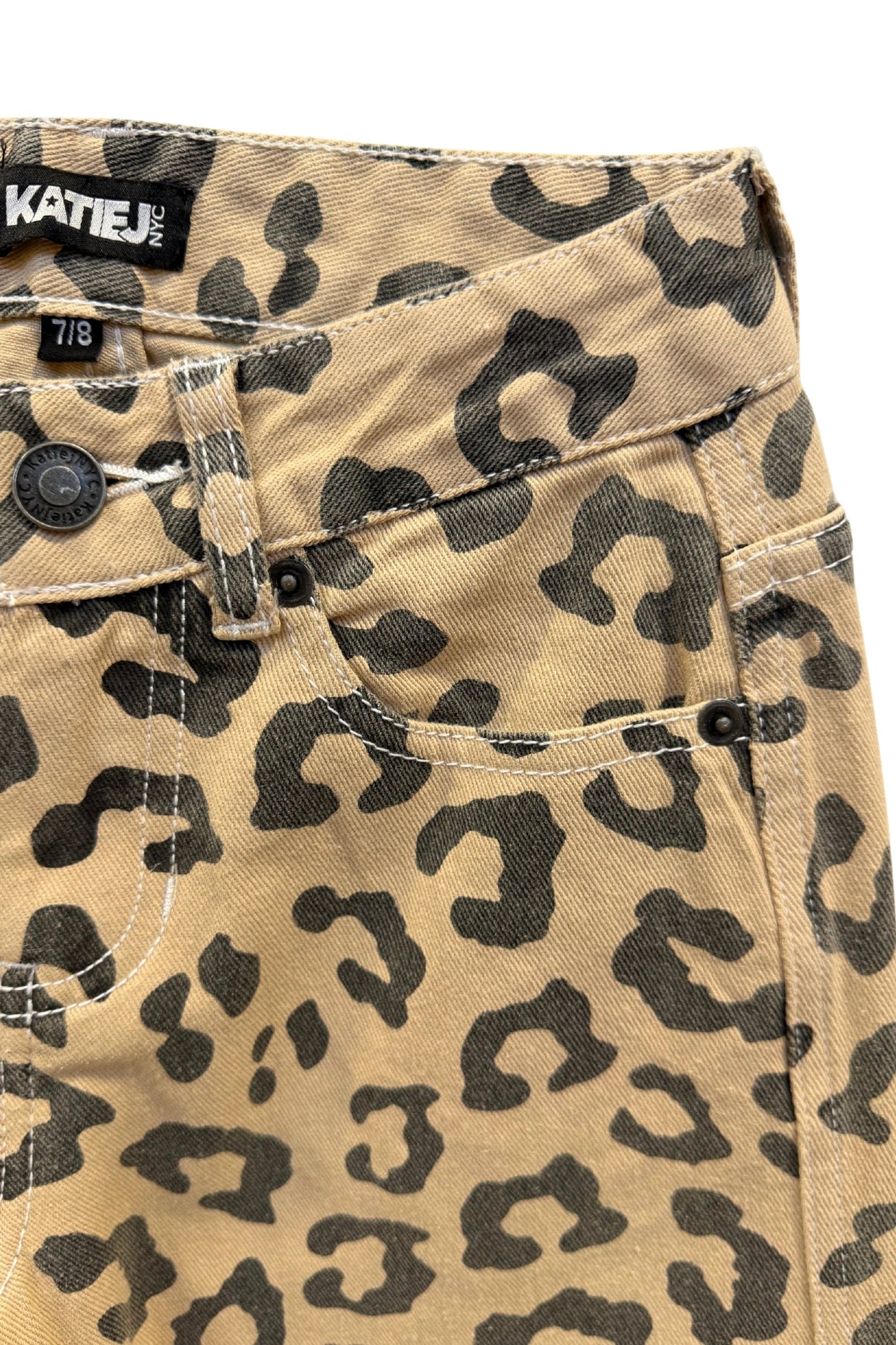 JUNIOR CHICAGO PRINTED LOW RISE JEANS
