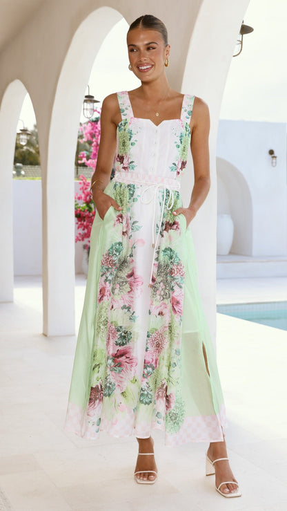 Kira Maxi Skirt - Sorbet Symphony