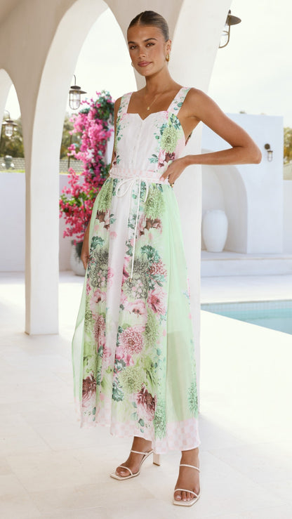 Kira Maxi Skirt - Sorbet Symphony
