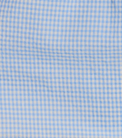 Major Sweetheart Smocked Gingham Cotton Skater Dress