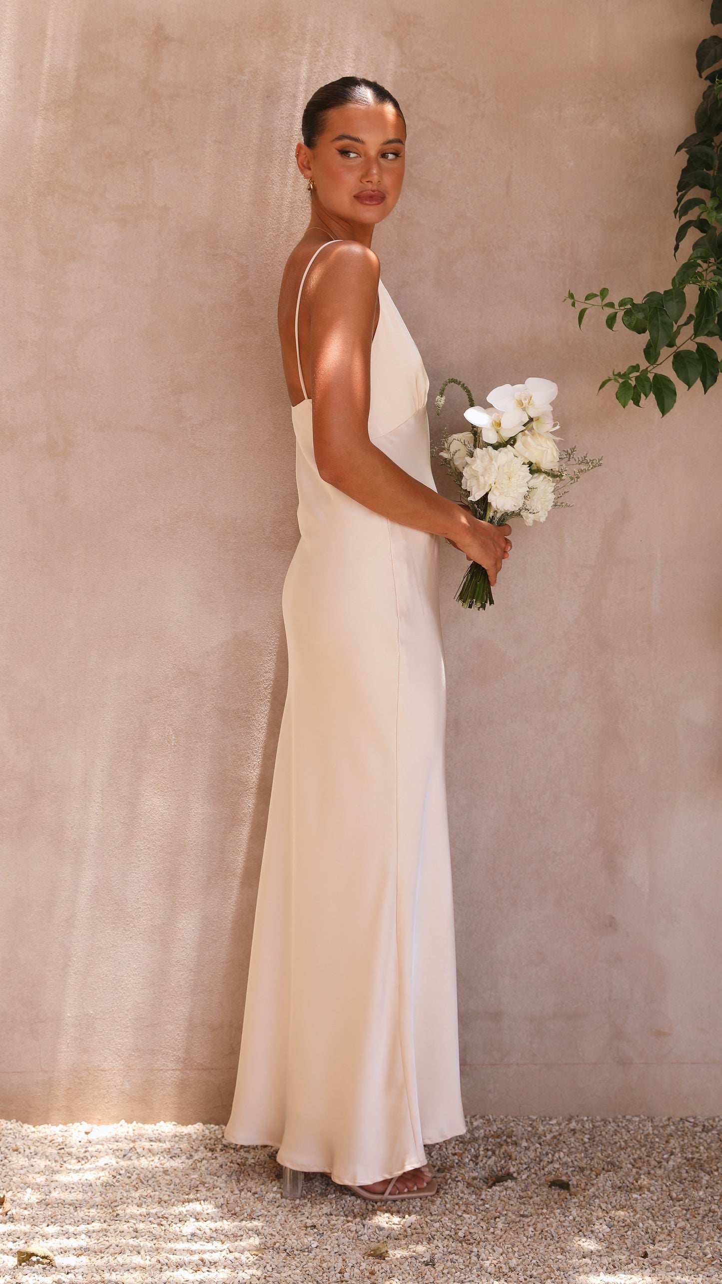Ziah Maxi Dress - Soft Gold