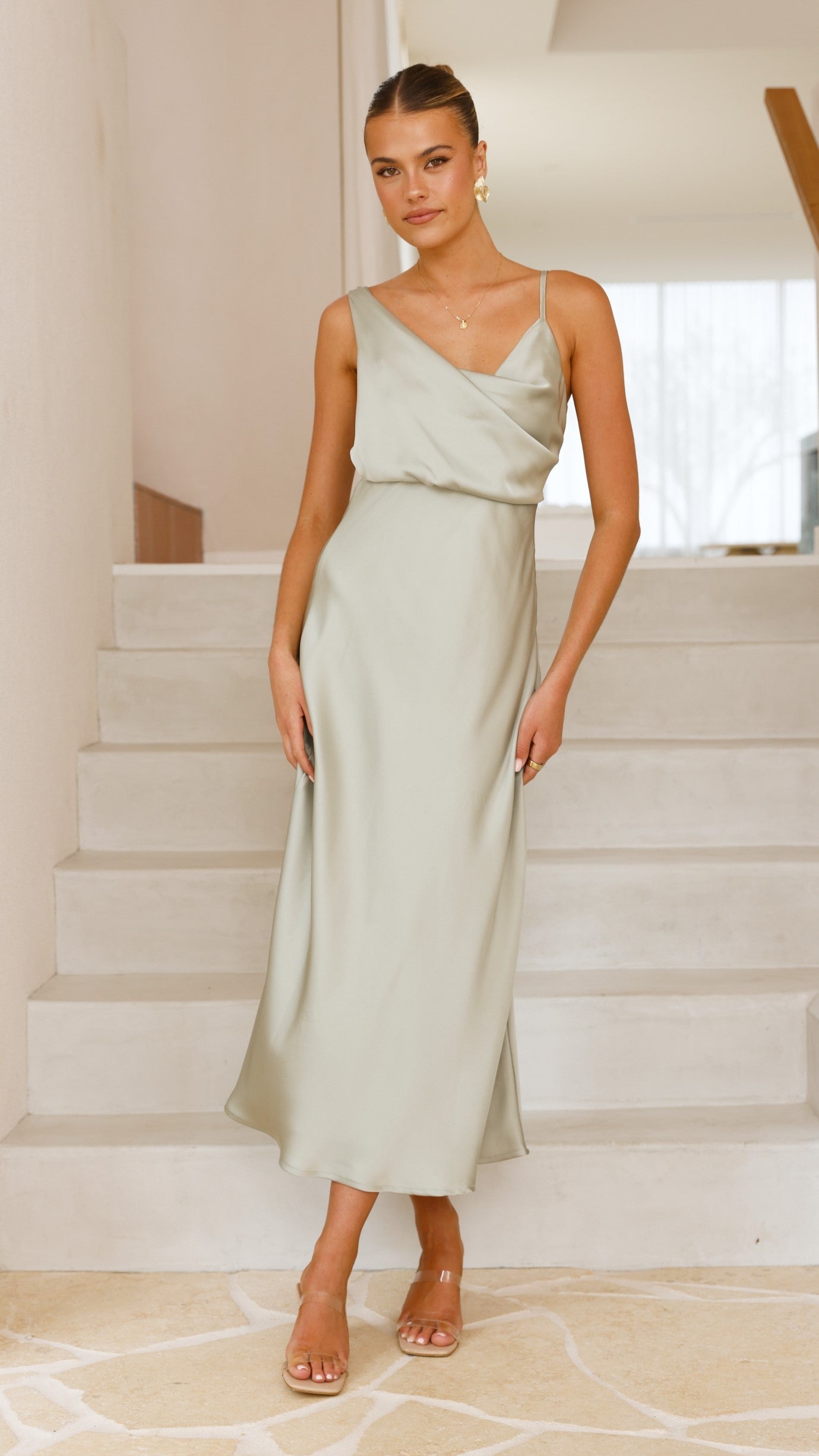 Audrey Maxi Dress - Sage