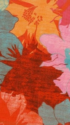 Rixie Crop Top - Orange Floral