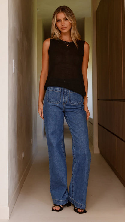 Fareeda Top - Black