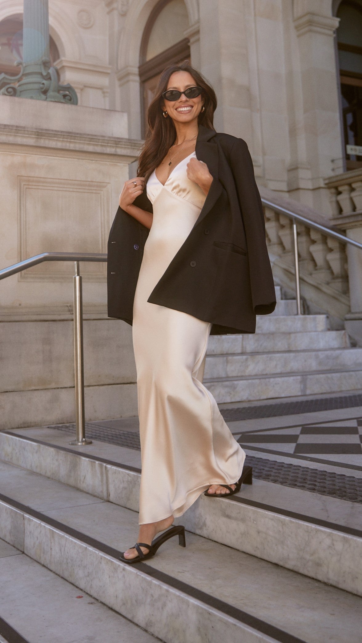 Ziah Maxi Dress - Soft Gold