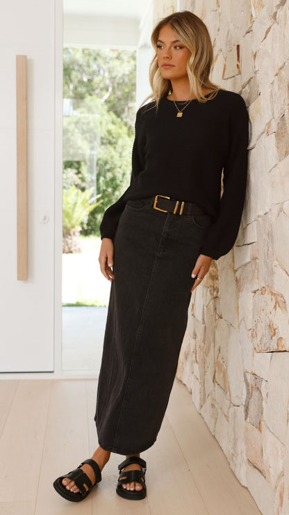 Carmel Knit - Black