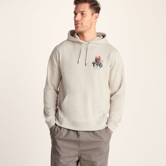 Riverton Mens Relaxed Fit Supersoft Hattie Clark Hoody - Warm Cloud