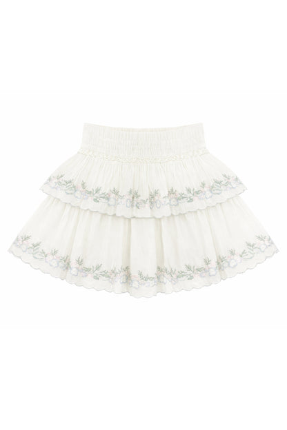 TWEEN ALLEGRA FLORAL EMBROIDERED SKIRT