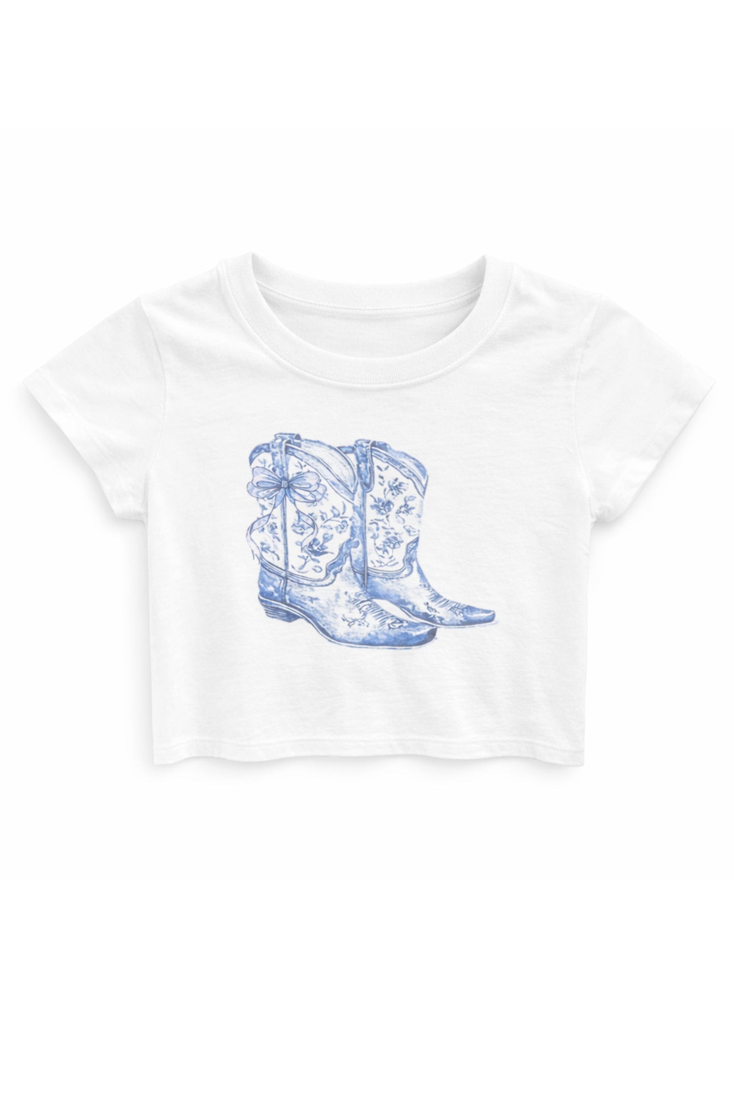 TWEEN BOW & BOOTS GRAPHIC BABY TEE