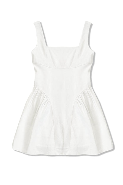 JUNIOR BRENNA LINEN DAY DRESS