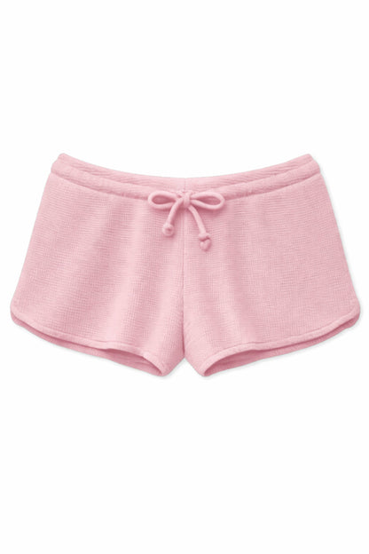 TWEEN BRYNN WAFFLE LOUNGE SHORTS