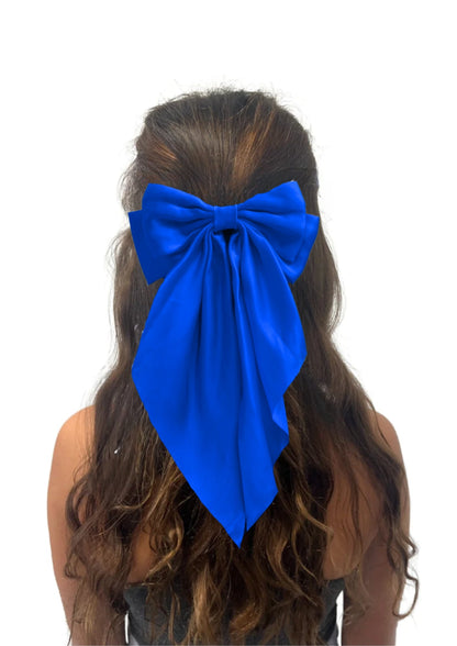 SATIN BOW CLIP