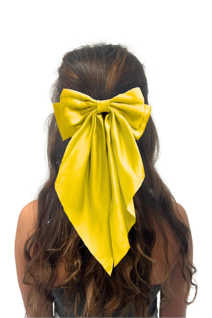 SATIN BOW CLIP