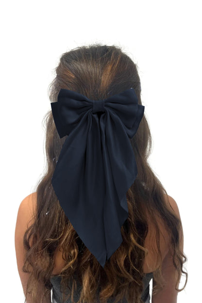 SATIN BOW CLIP