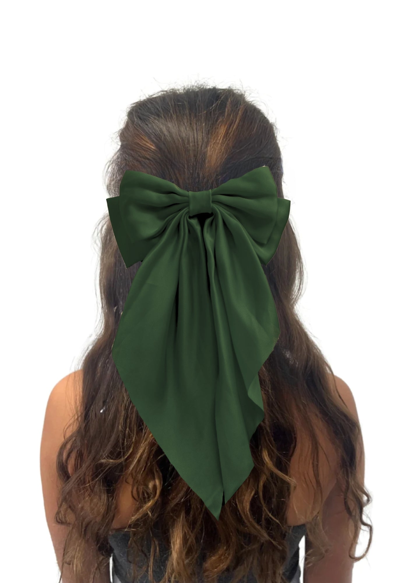 SATIN BOW CLIP