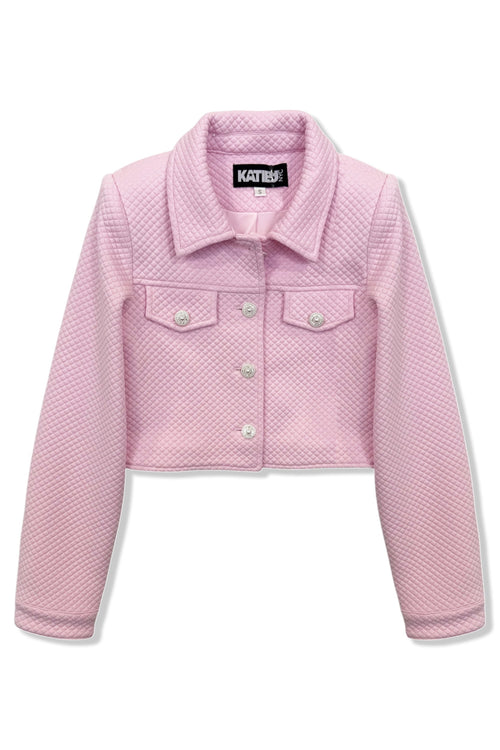 JUNIOR CHARLIZE STRETCH QUILTED JACKET - FINAL SALE