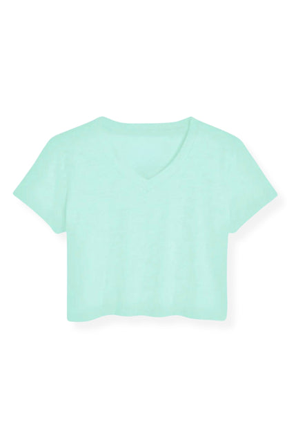 TWEEN COURAGE CROP TEE - FINAL SALE