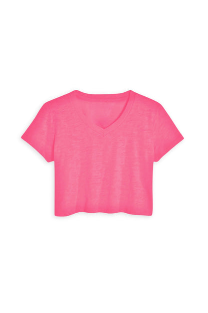 TWEEN COURAGE CROP TEE - FINAL SALE