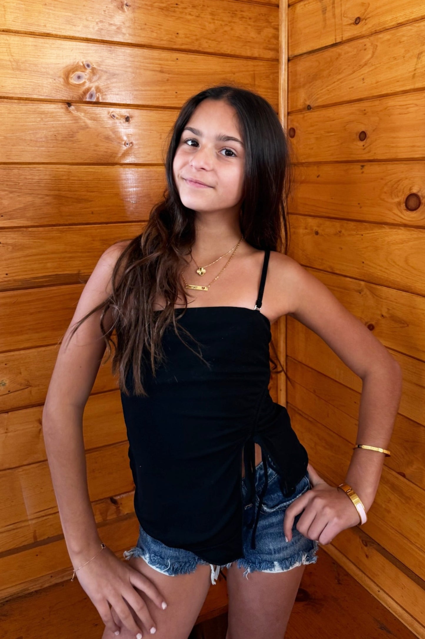 TWEEN DARIAN WRAP LOOK TUBE TOP - FINAL SALE