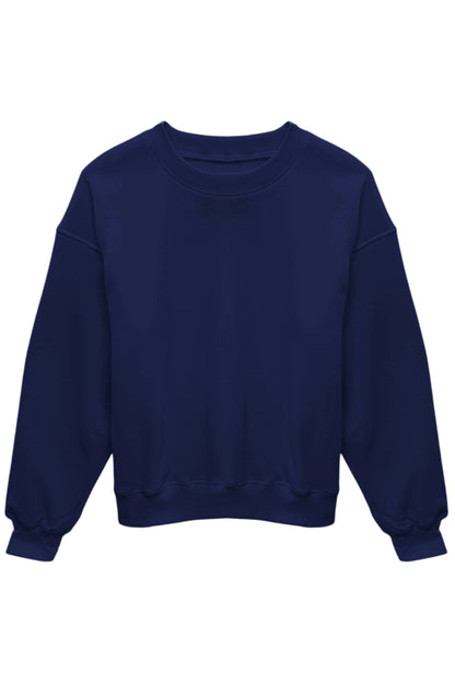 TWEEN DYLAN SOLID OVERSIZED CREW SWEATSHIRT