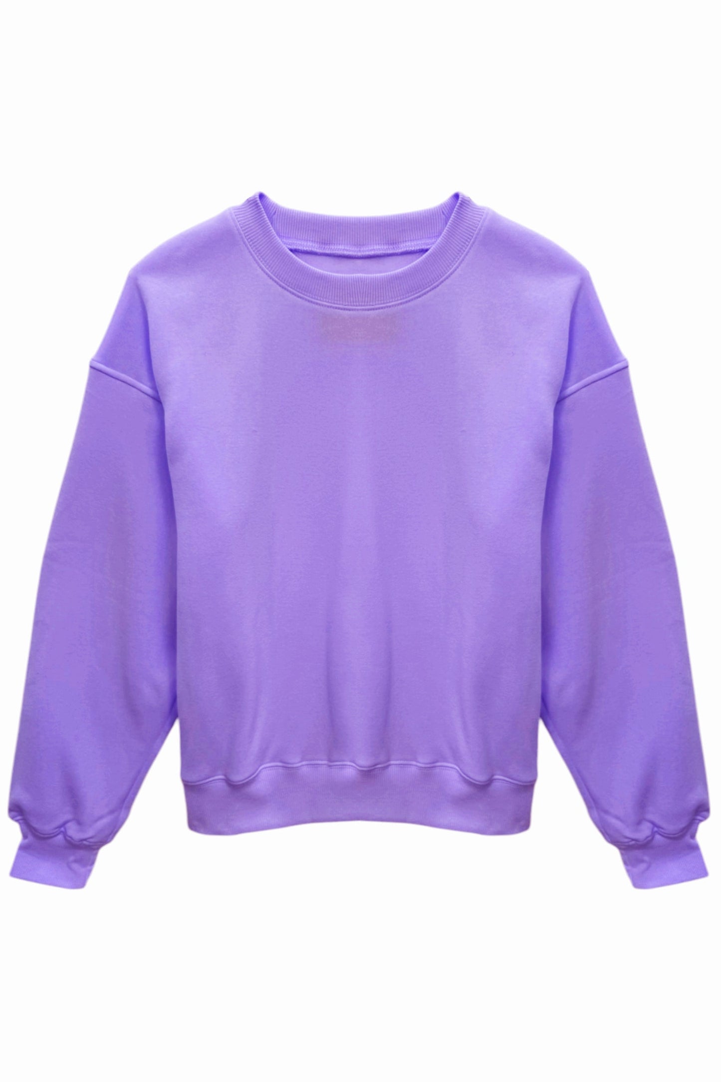 JUNIOR DYLAN SOLID OVERSIZED CREW SWEATSHIRT - FINAL SALE
