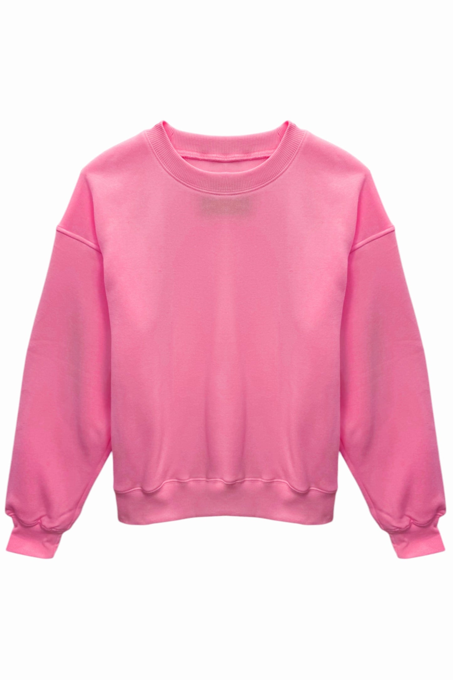 JUNIOR DYLAN SOLID OVERSIZED CREW SWEATSHIRT - FINAL SALE