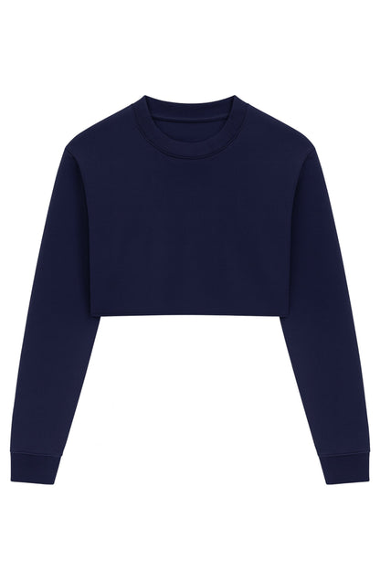 TWEEN DYLAN SUPER CROP CREW SWEATSHIRT