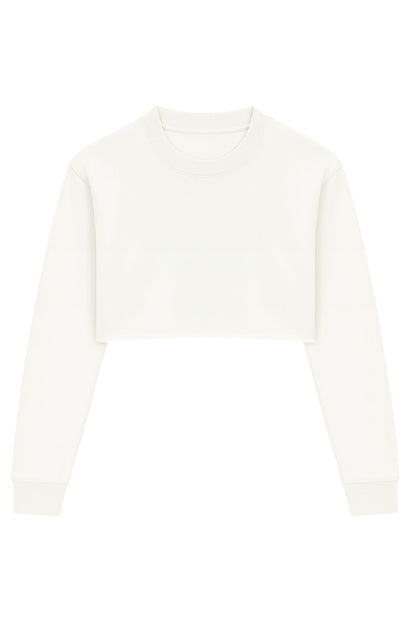 TWEEN DYLAN SUPER CROP CREW SWEATSHIRT