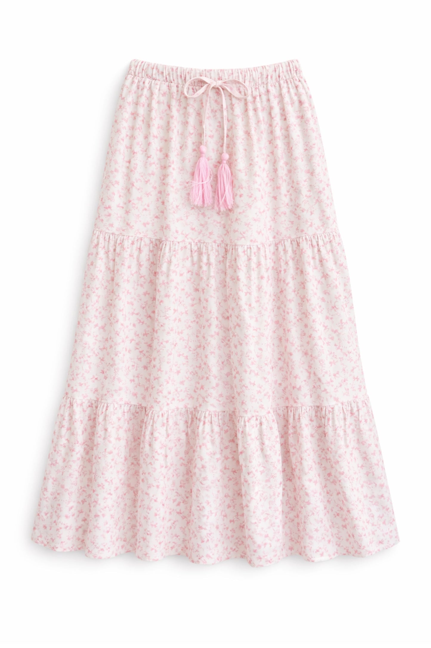 TWEEN ESME PRINTED TIERED MAXI SKIRT