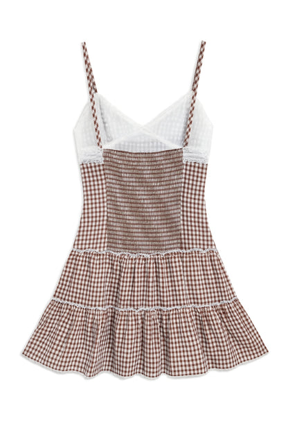 TWEEN FAWN LACE TRIM SUN DRESS