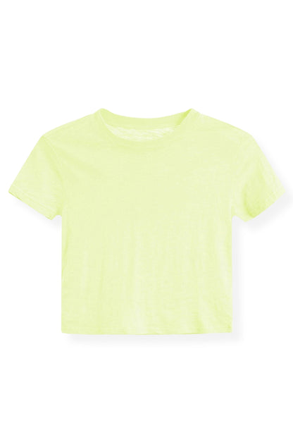 TWEEN FEARLESS SOLID CROP TEE - FINAL SALE