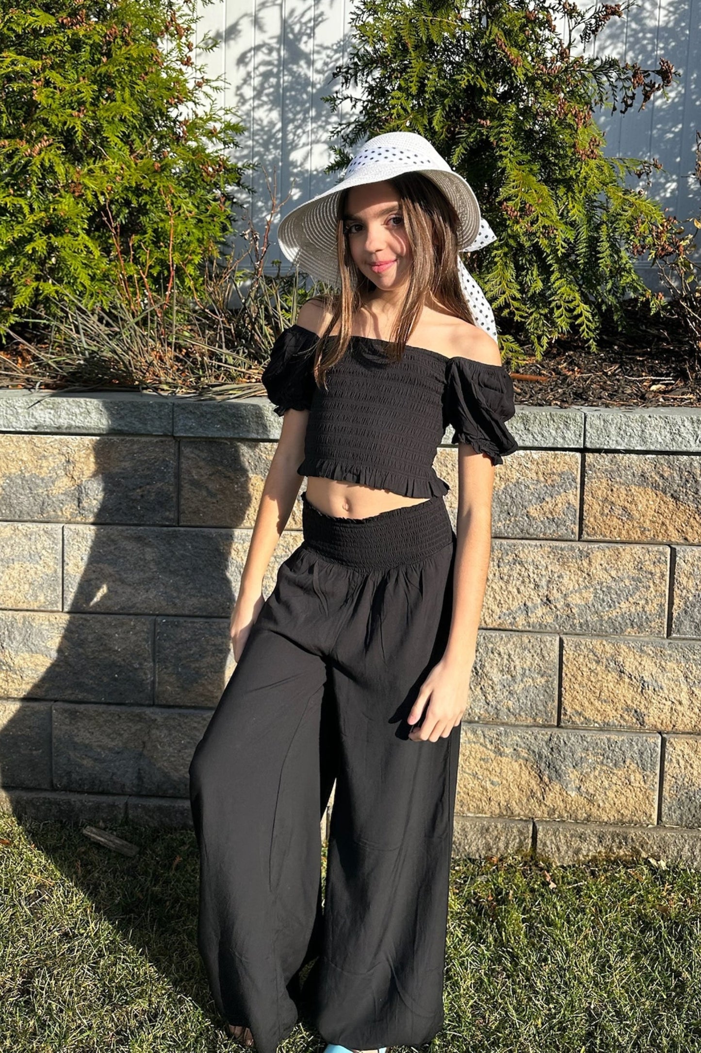 TWEEN FLORA WIDE LEG PANT - FINAL SALE
