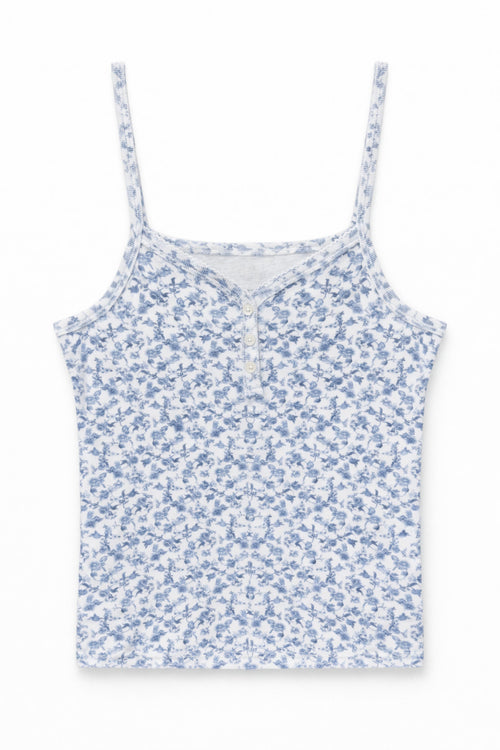 TWEEN HAILEY HENLEY PRINTED CAMI