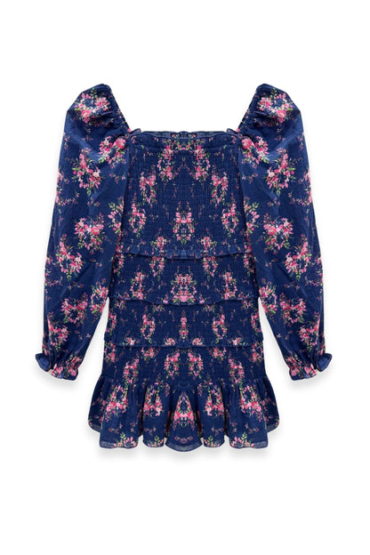 TWEEN LAILA LONG SLEEVE PRINT DRESS - FINAL SALE