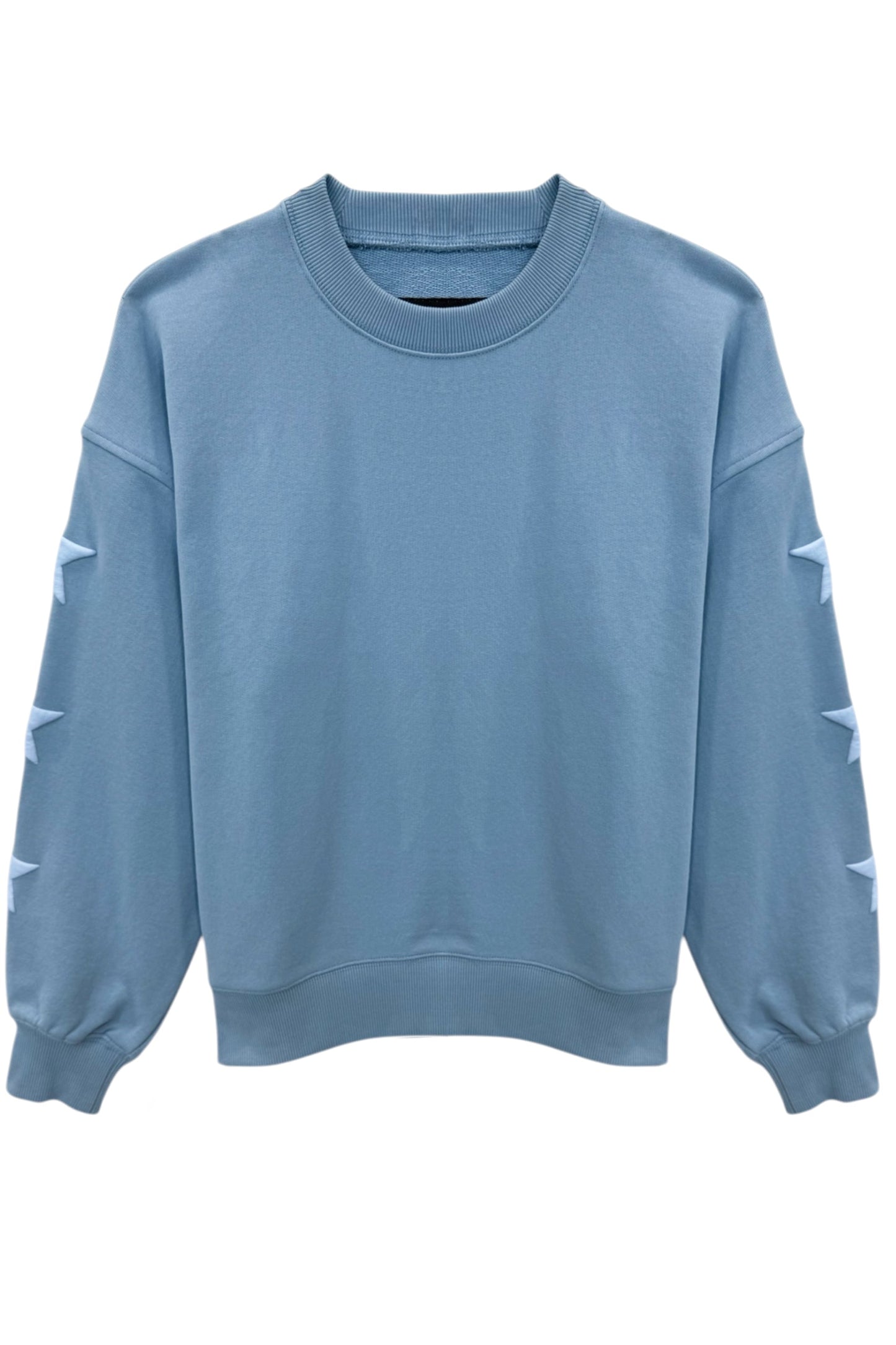 TWEEN LEAH OVERSIZED PUFFY “BE PRESENT” CREW SWEATSHIRT - FINAL SALE