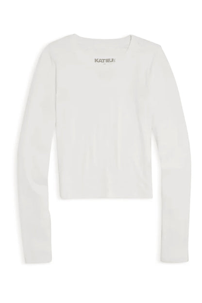 JUNIOR LIVI LONG SLEEVE RIBBED TEE 2.0 (LONGER)