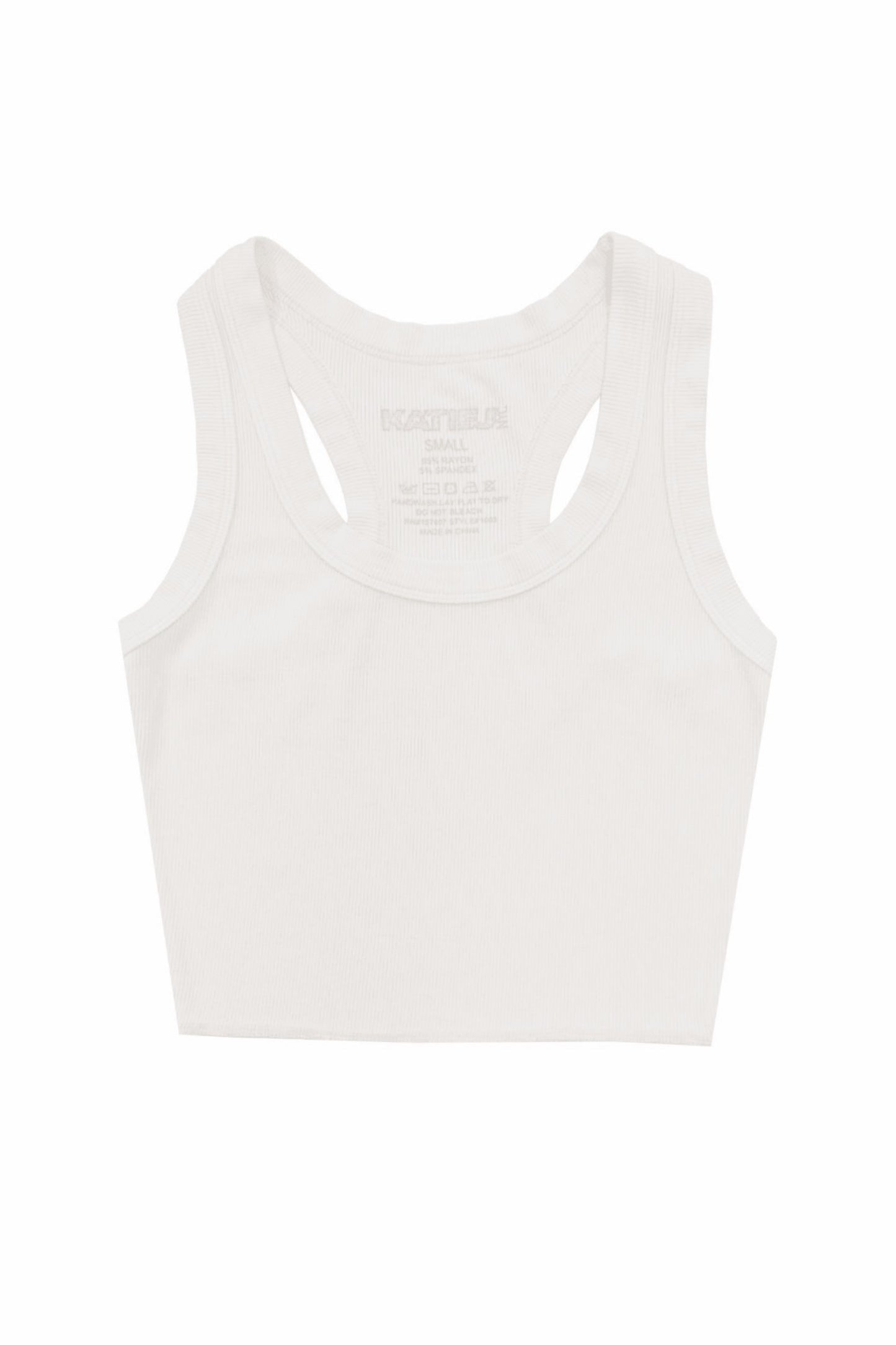 TWEEN LIVI RIBBED TANK SOLIDS