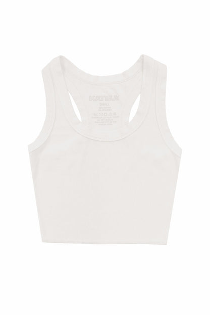 TWEEN LIVI RIBBED TANK SOLIDS