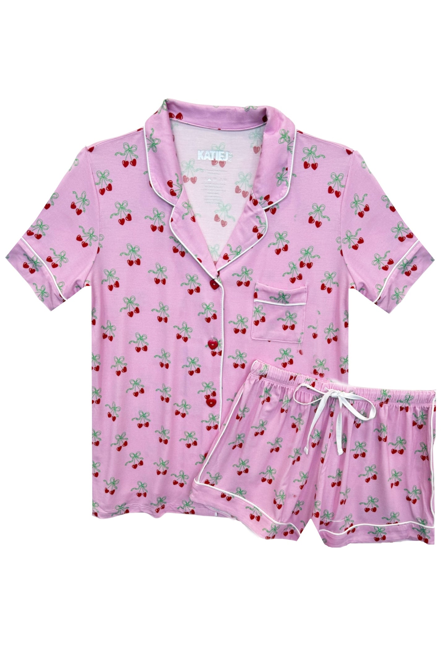 JUNIOR LYNN PRINTED SHORTS LOUNGE SET