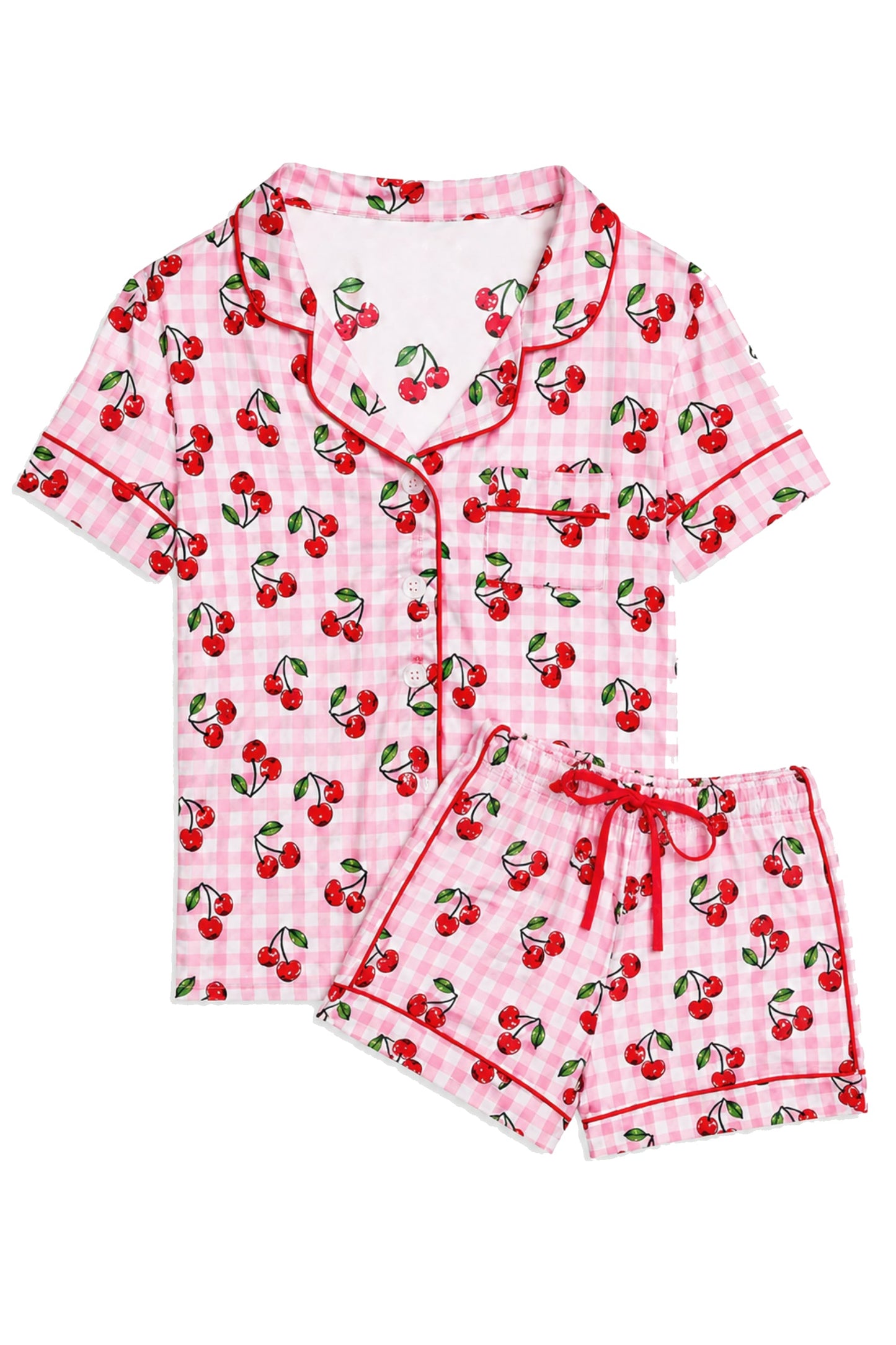 TWEEN LYNN PRINTED SHORTS LOUNGE SET