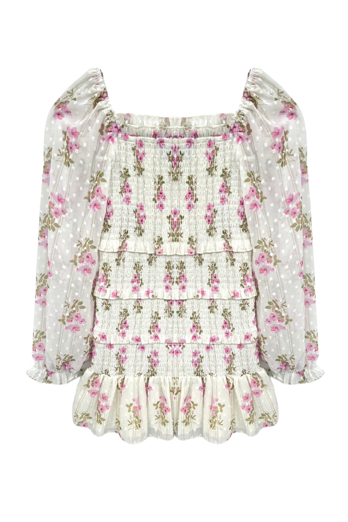 TWEEN LAILA DRESS WITH SHEER SLEEVES - FINAL SALE