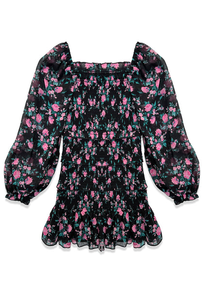 TWEEN LAILA DRESS WITH SHEER SLEEVES - FINAL SALE