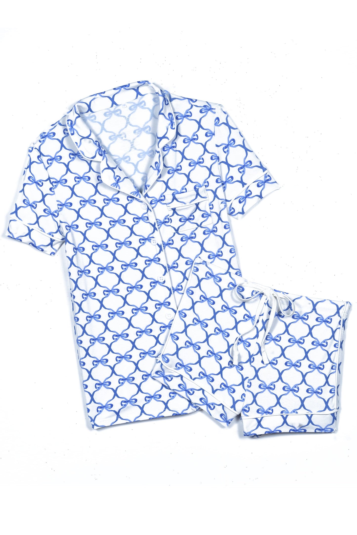 TWEEN LYNN PRINT SHORTS LOUNGE SET